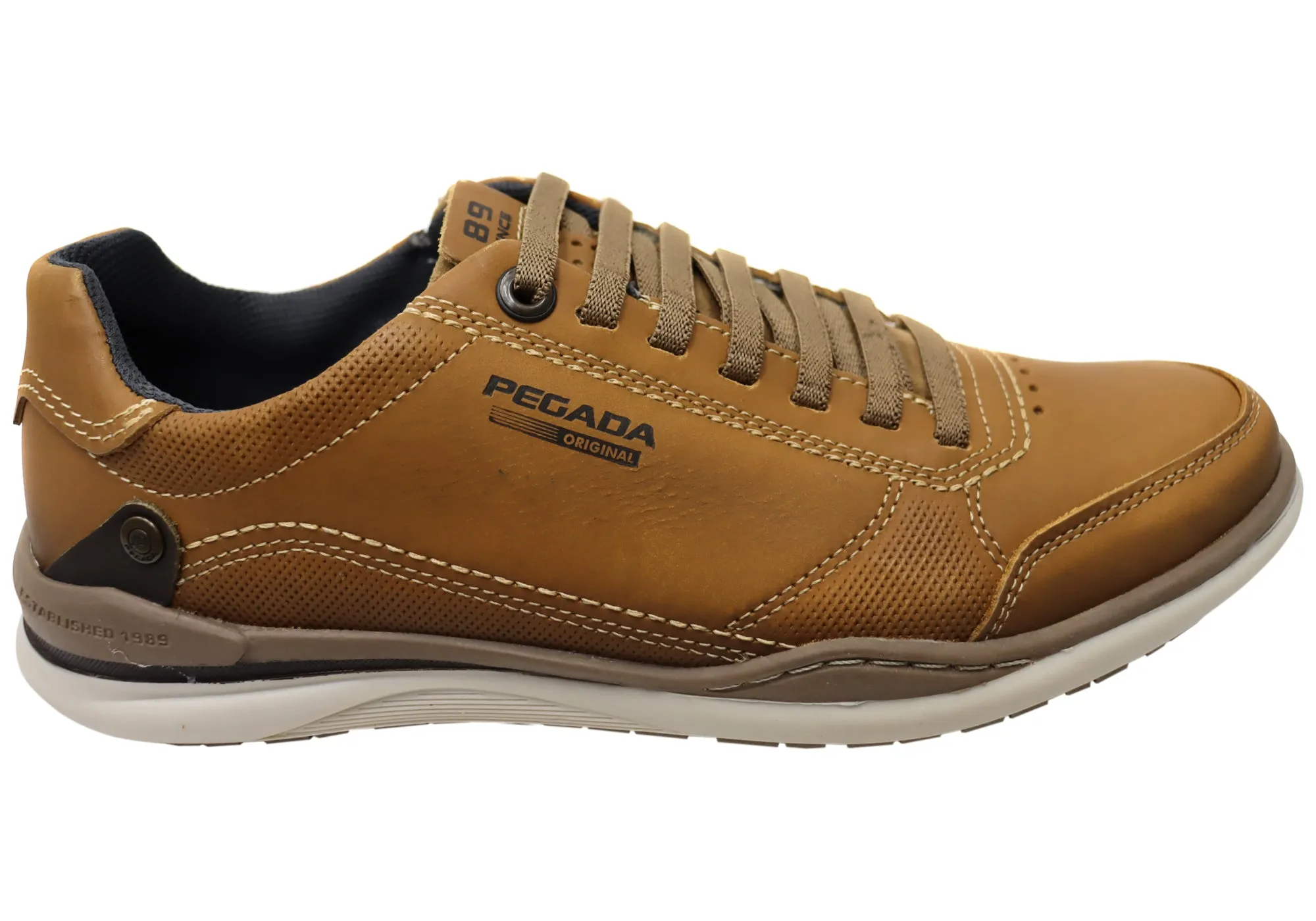 Pegada Advence Mens Leather Slip On Casual Shoes Made In Brazil Pegada Shoes