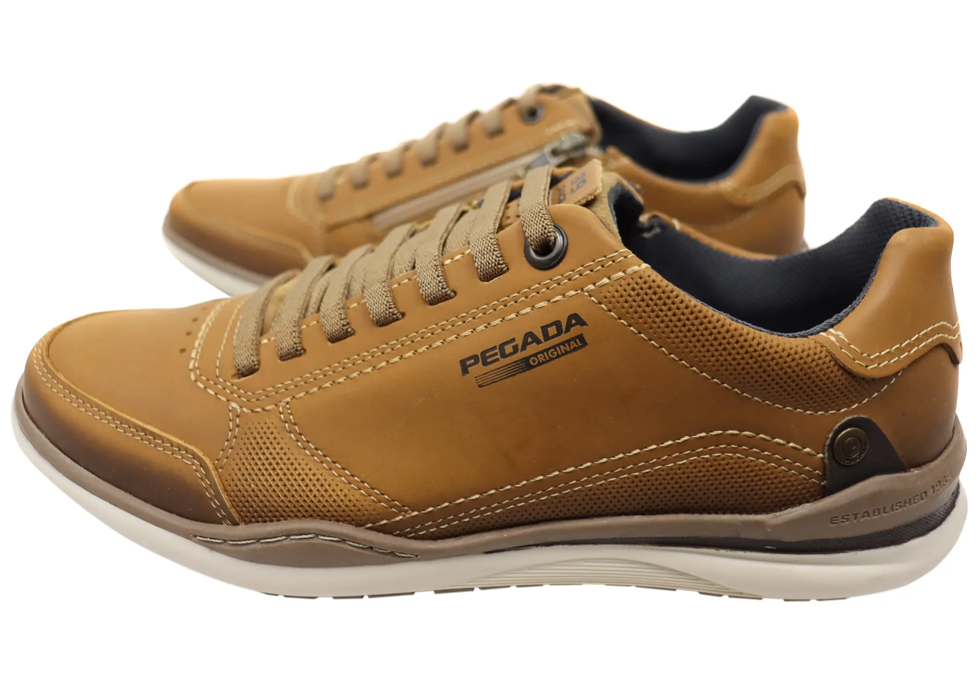 Pegada Advence Mens Leather Slip On Casual Shoes Made In Brazil Pegada Shoes