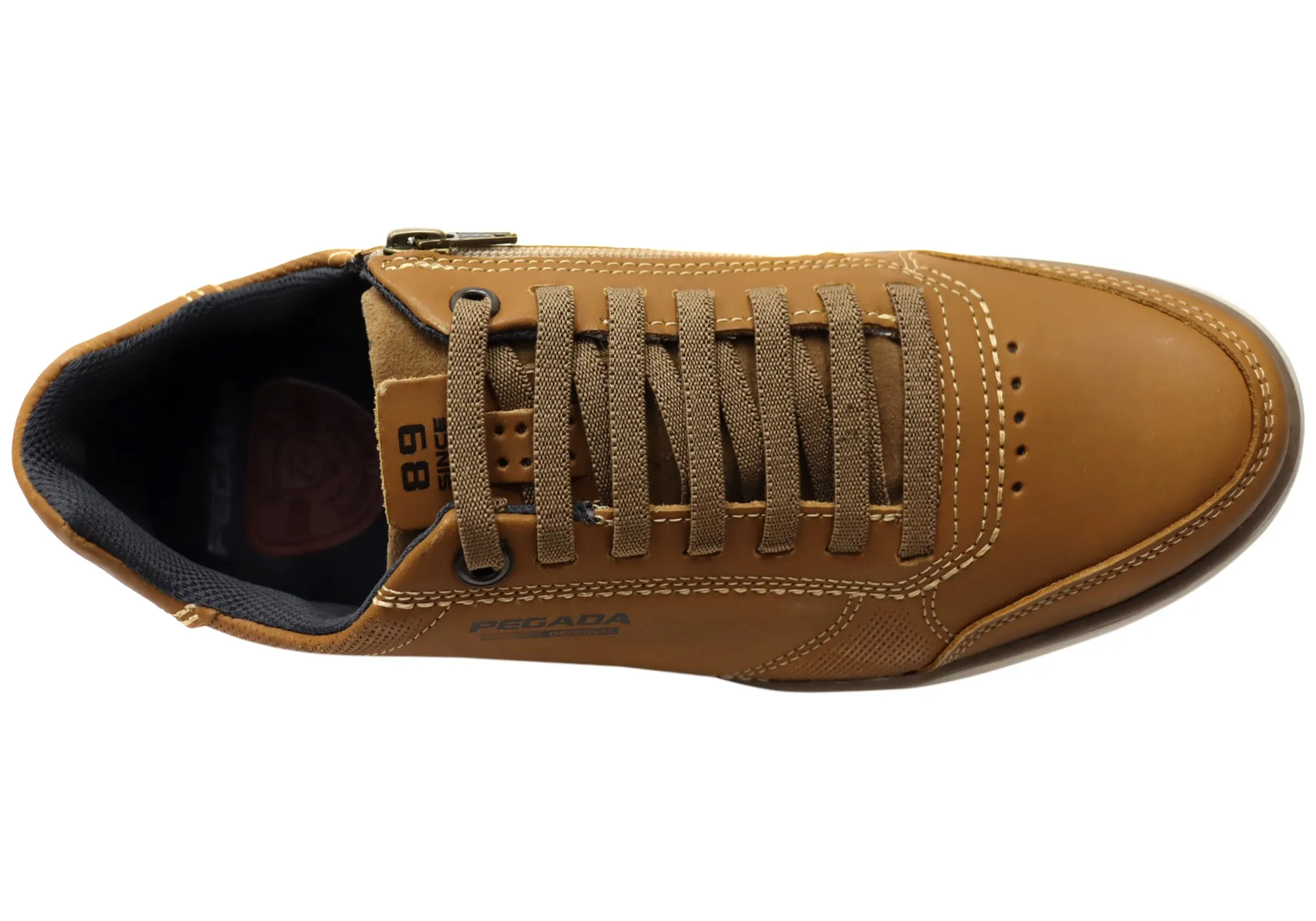 Pegada Advence Mens Leather Slip On Casual Shoes Made In Brazil Pegada Shoes