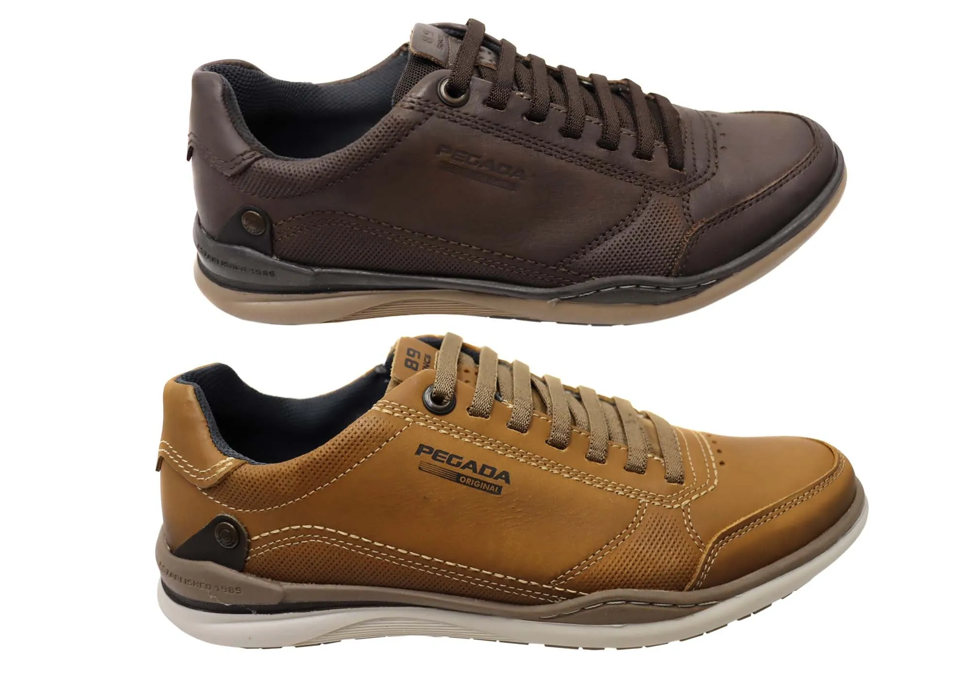 Pegada Advence Mens Leather Slip On Casual Shoes Made In Brazil Pegada Shoes