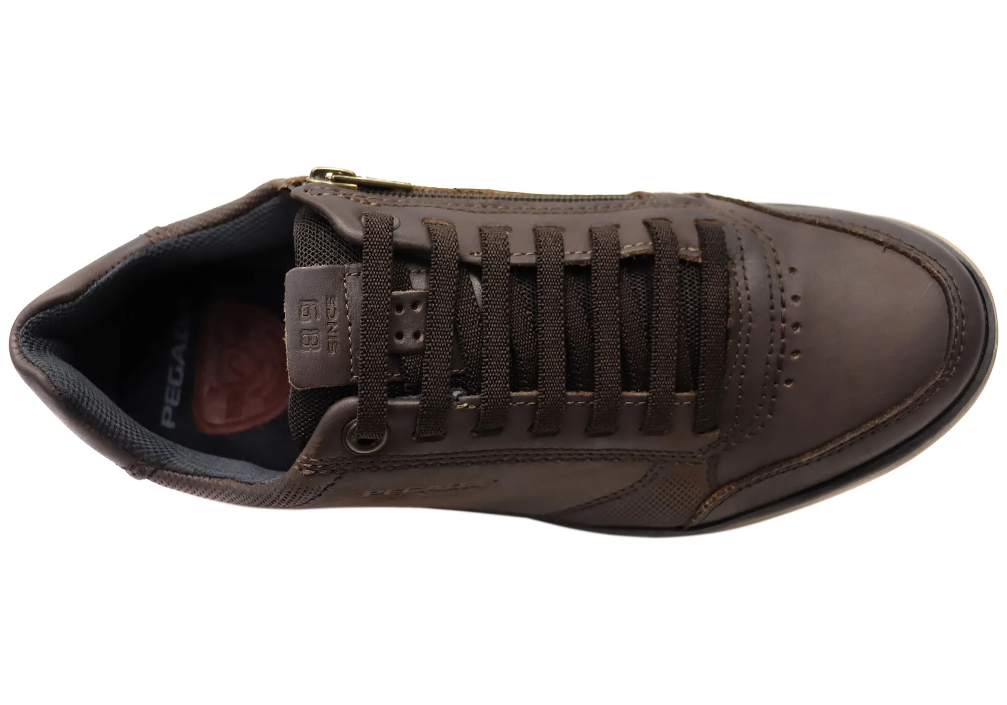 Pegada Advence Mens Leather Slip On Casual Shoes Made In Brazil Pegada Shoes