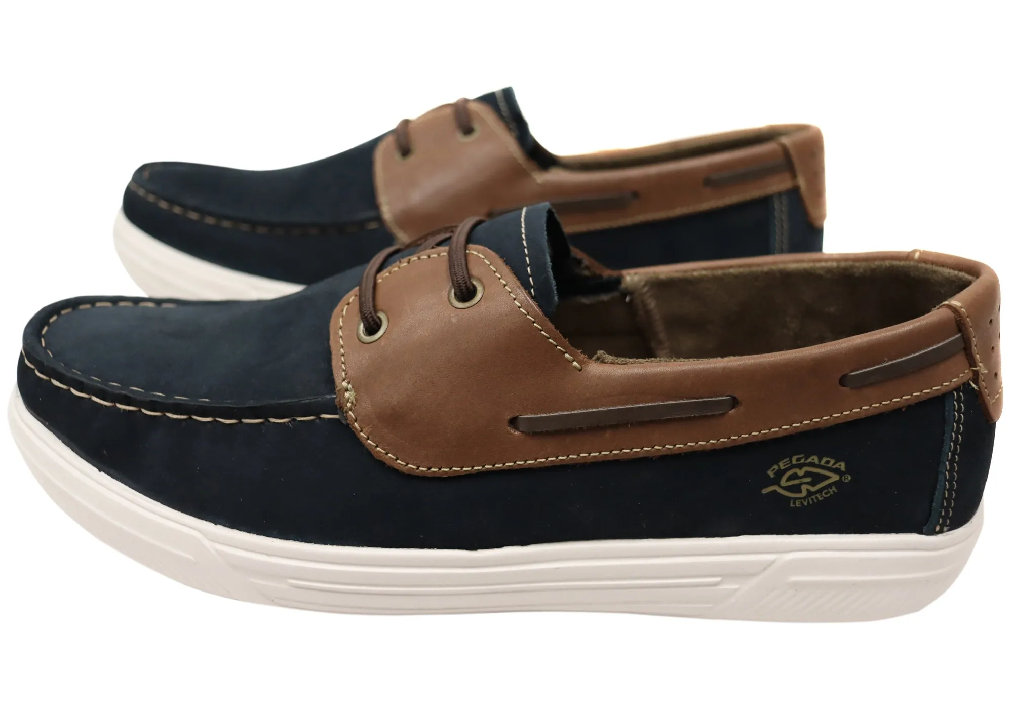 Pegada Wright Mens Comfortable Leather Casual Shoes Made In Brazil Pegada Shoes