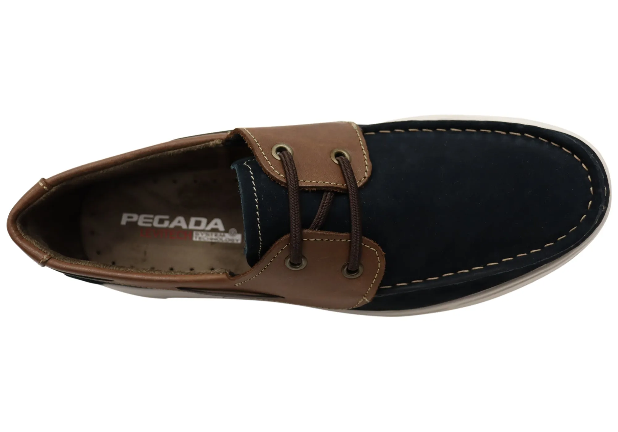 Pegada Wright Mens Comfortable Leather Casual Shoes Made In Brazil Pegada Shoes