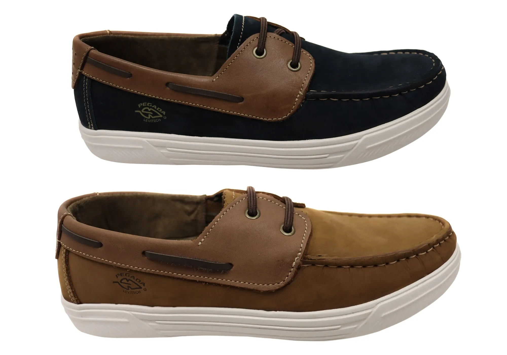 Pegada Wright Mens Comfortable Leather Casual Shoes Made In Brazil Pegada Shoes