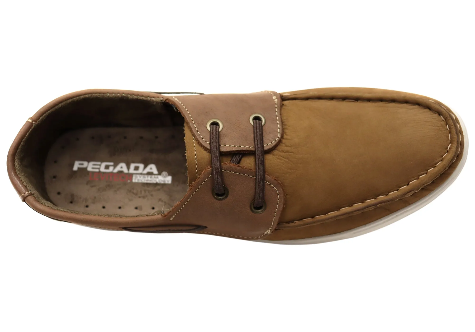 Pegada Wright Mens Comfortable Leather Casual Shoes Made In Brazil Pegada Shoes