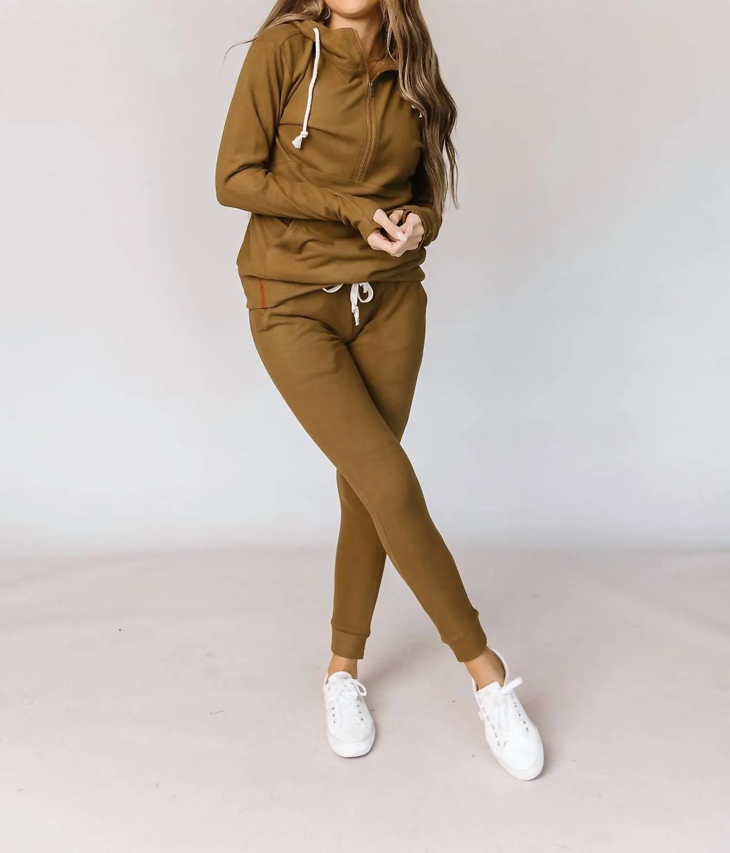Performance Fleece Halfzip Sweatshirt In Lemongrass