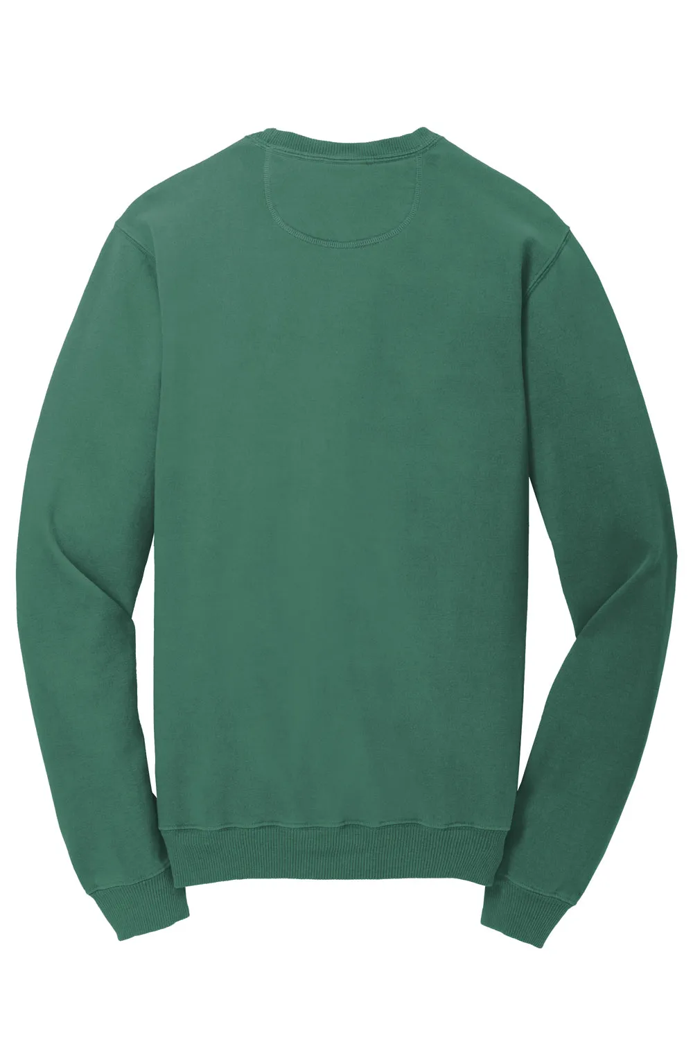 Port & Company Mens Beach Wash Fleece Crewneck Sweatshirt - Nordic Green