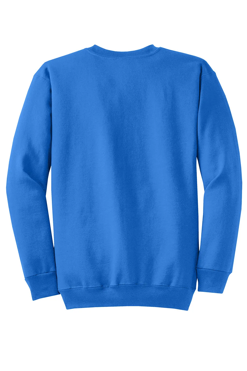 Port & Company Mens Core Pill Resistant Fleece Crewneck Sweatshirt - Royal Blue