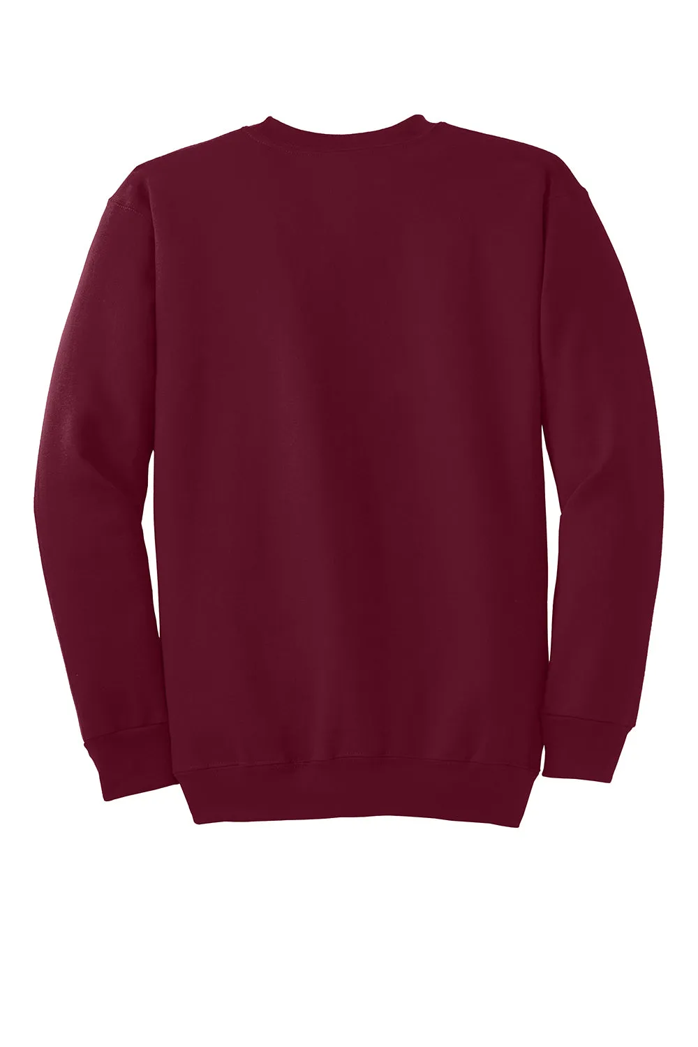 Port & Company Mens Essential Pill Resistant Fleece Crewneck Sweatshirt - Cardinal Red