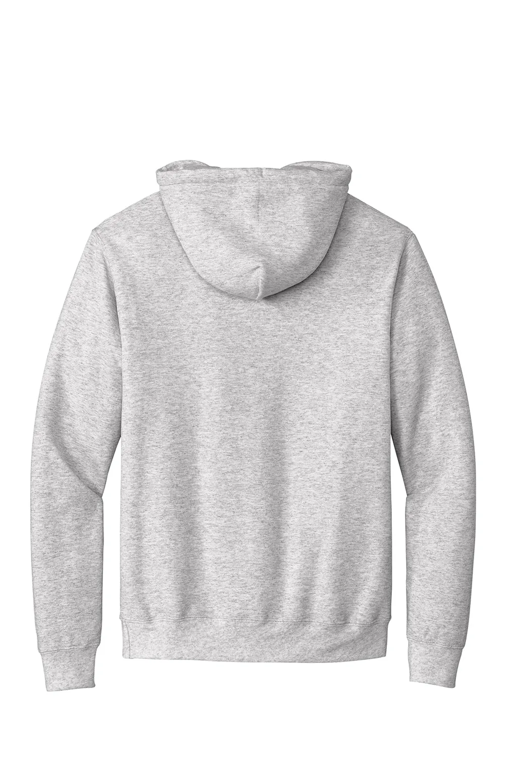 Port & Company Mens Essential Pill Resistant Fleece Hooded Sweatshirt Hoodie w/ Pouch Pocket - Ash Grey
