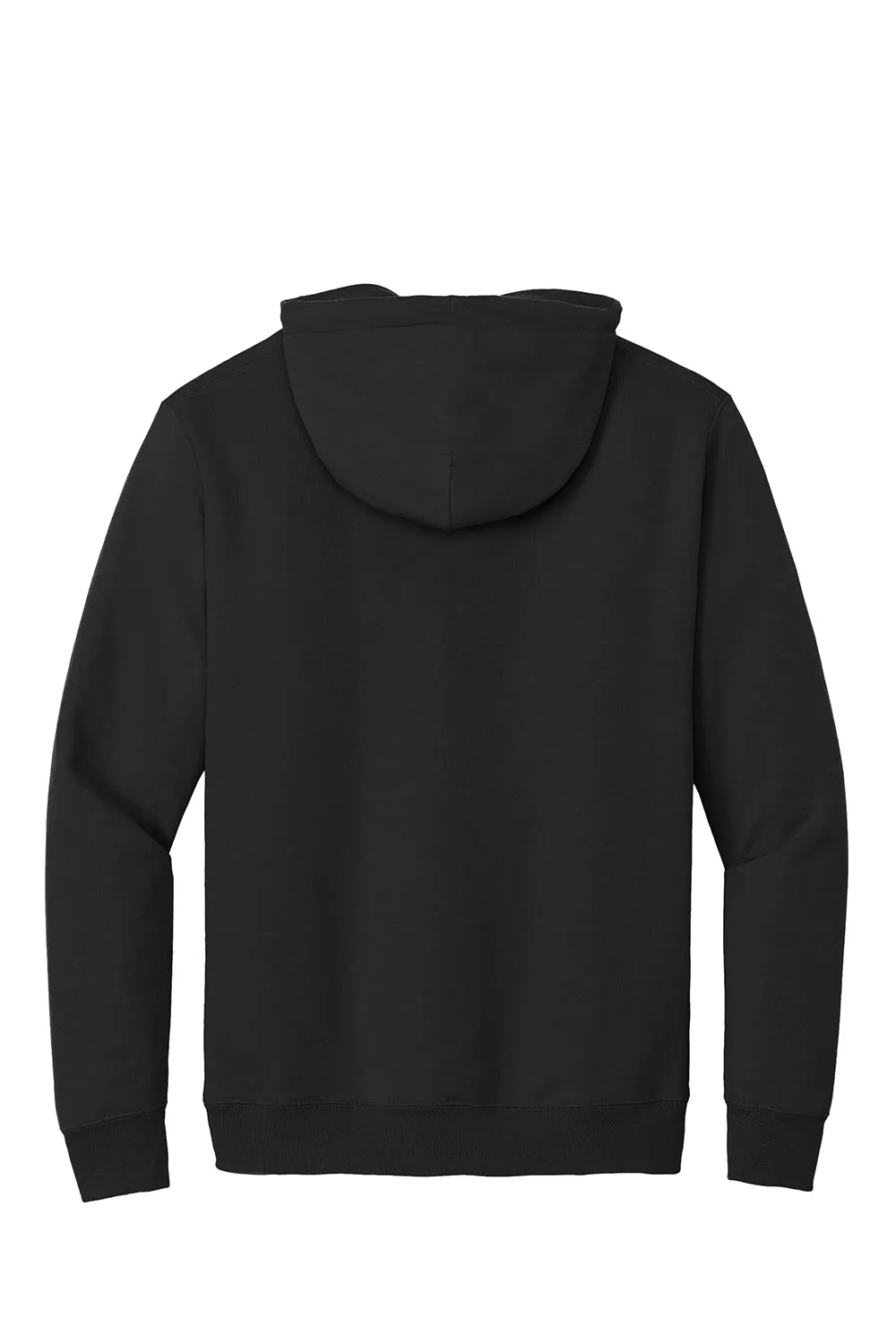 Port & Company Mens Essential Pill Resistant Fleece Hooded Sweatshirt Hoodie w/ Pouch Pocket - Jet Black