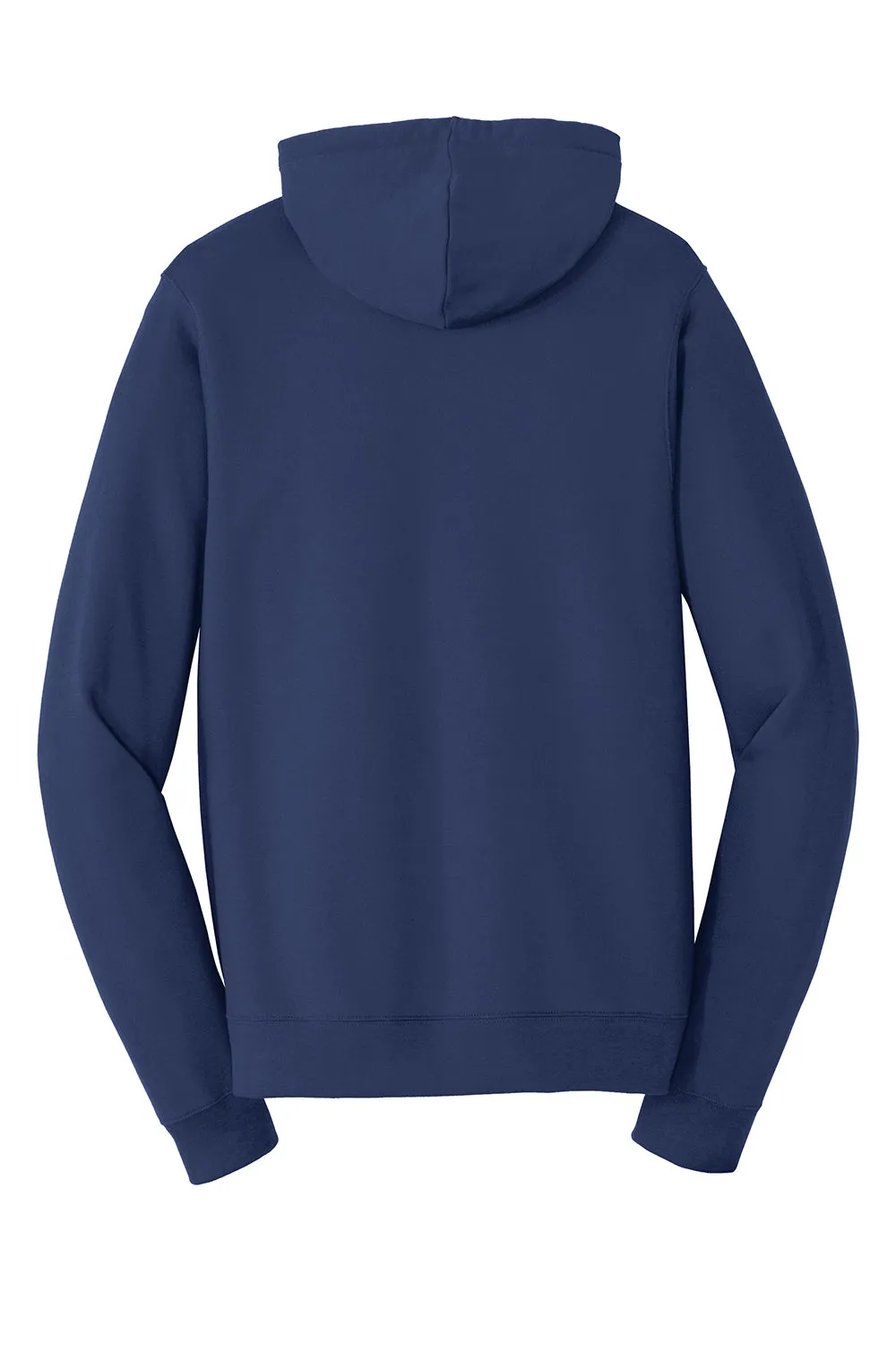 Port & Company Mens Fan Favorite Fleece Full Zip Hooded Sweatshirt Hoodie w/ Pockets - Team Navy Blue