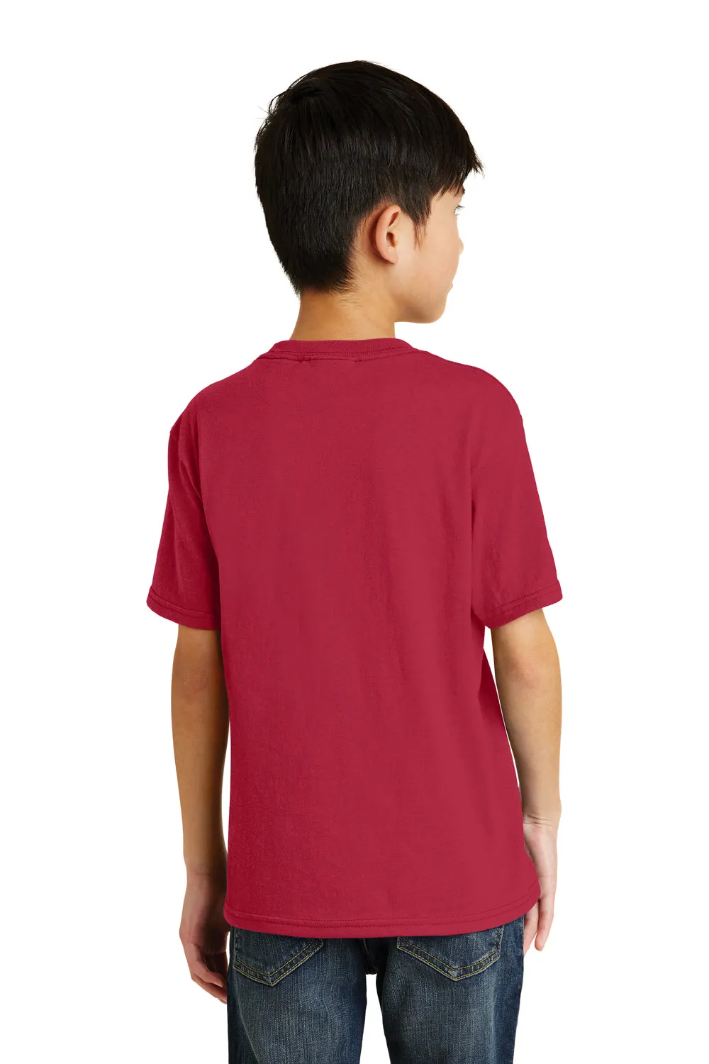 Port & Company Youth Core Short Sleeve Crewneck T-Shirt - Red