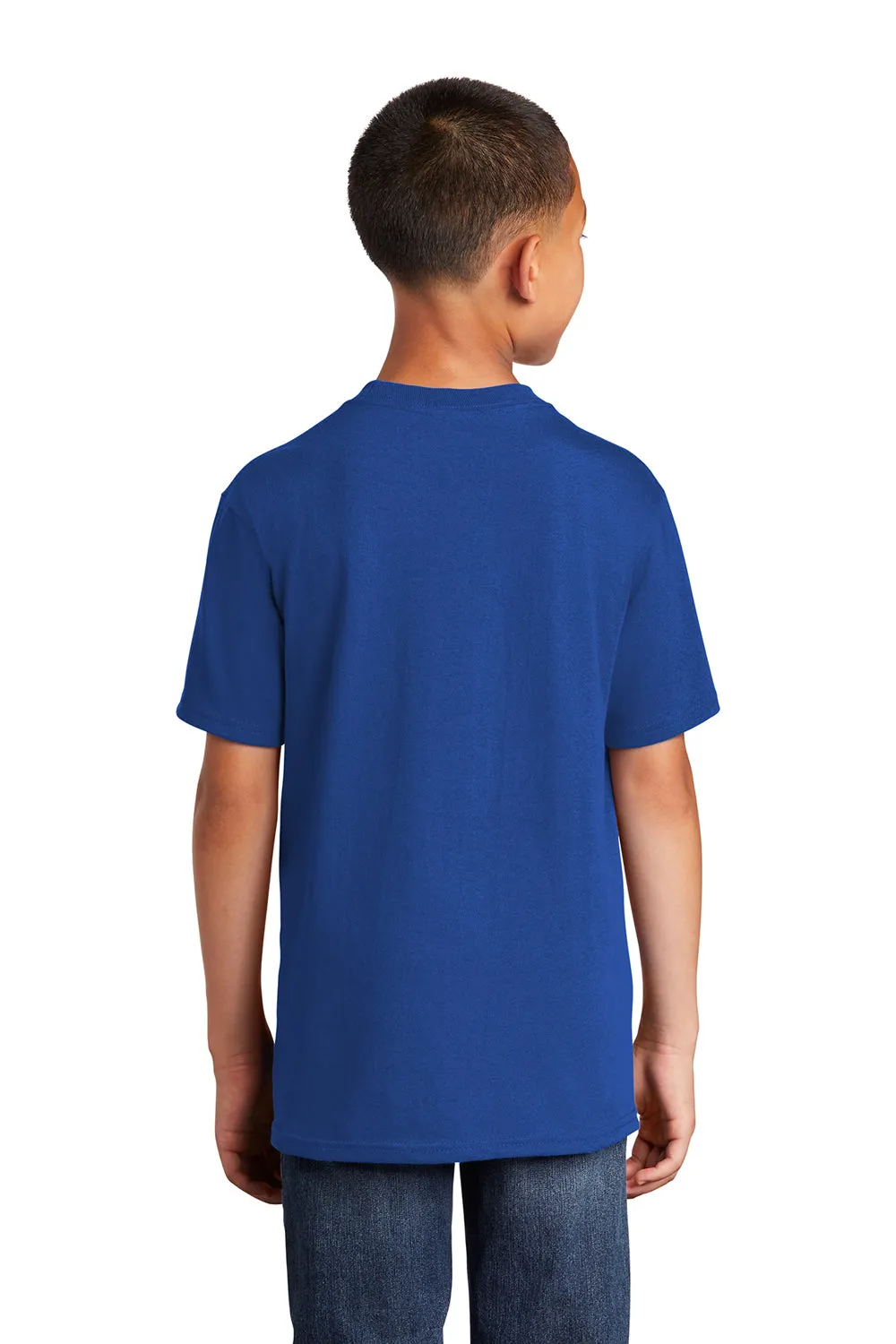 Port & Company Youth Core Short Sleeve Crewneck T-Shirt - True Royal Blue