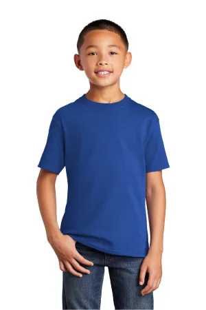 Port & Company Youth Core Short Sleeve Crewneck T-Shirt - True Royal Blue