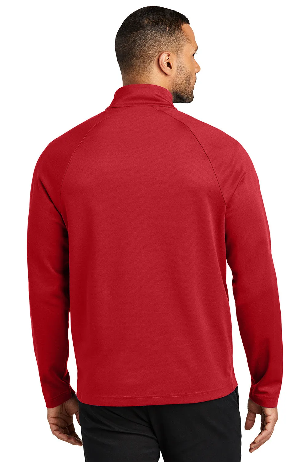 Port Authority Mens C-FREE Cypress Snag Resistant 1/4 Zip Sweatshirt - Rich Red