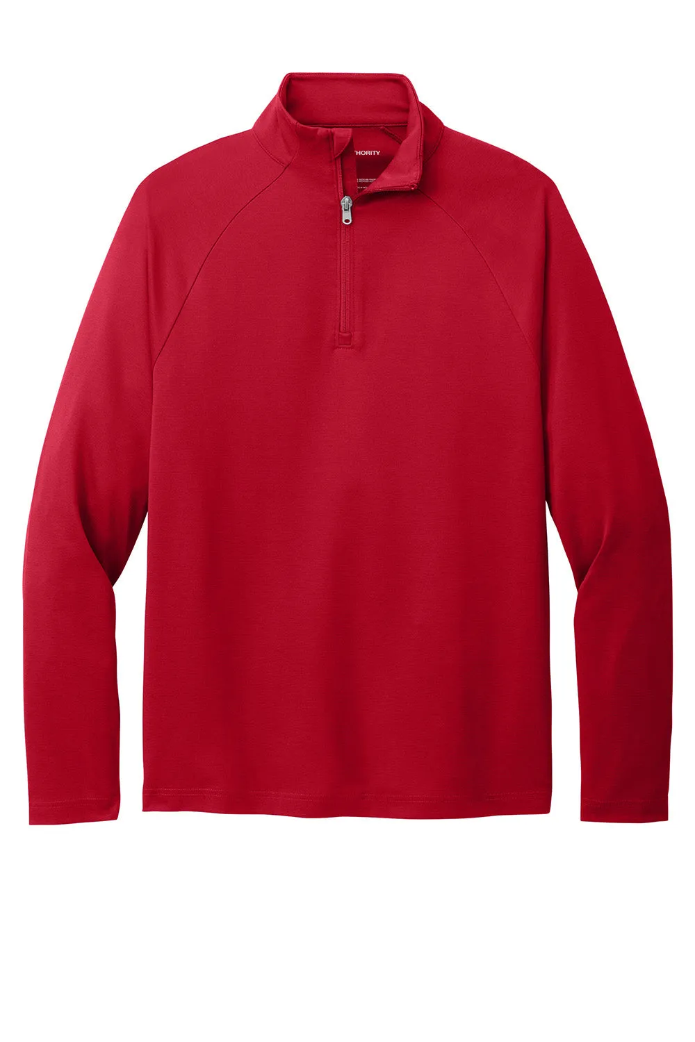 Port Authority Mens C-FREE Cypress Snag Resistant 1/4 Zip Sweatshirt - Rich Red