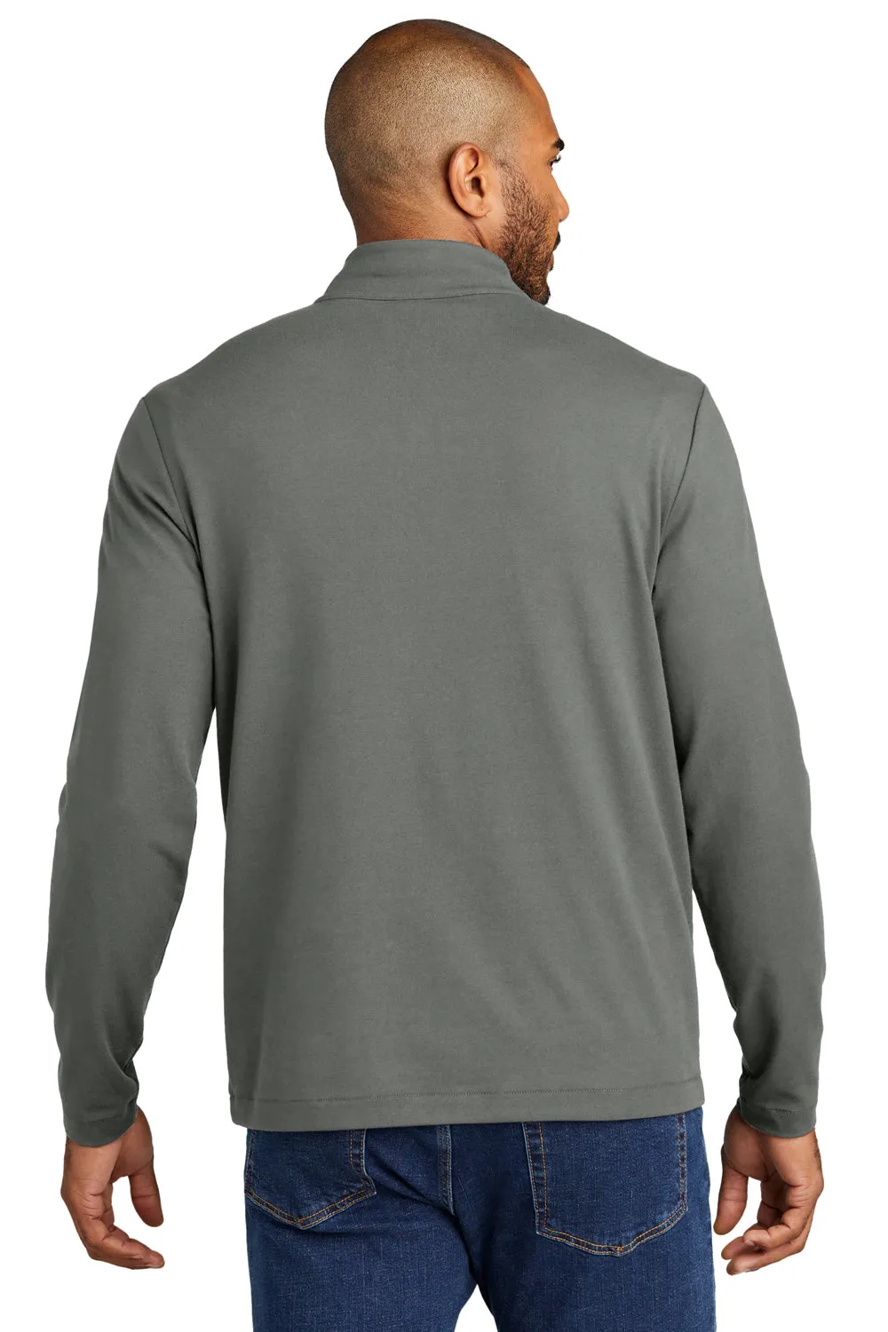 Port Authority Mens Fairway 1/4 Zip Sweatshirt - Shadow Grey
