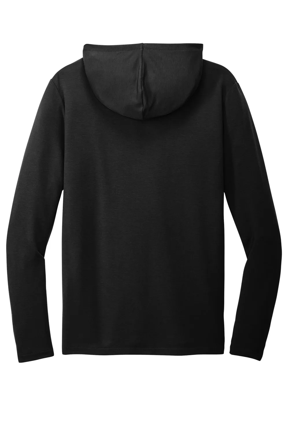 Port Authority Mens Microterry Snag Resistant Hooded Sweatshirt Hoodie - Deep Black