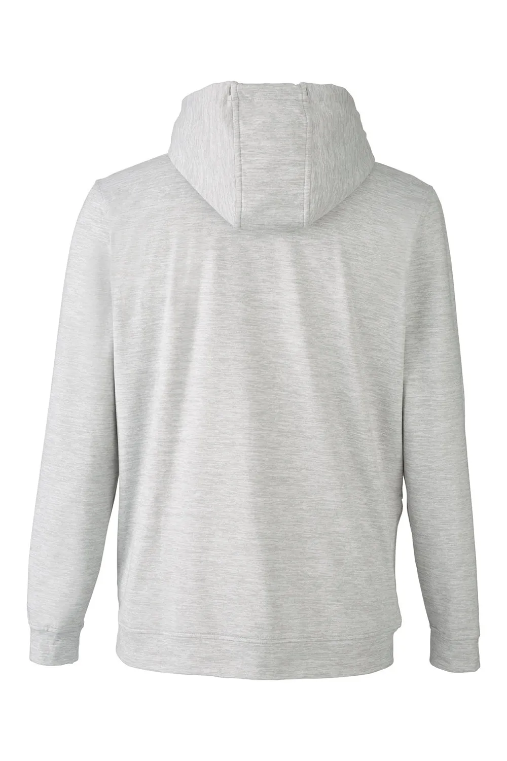 Puma Mens Cloudspun Moisture Wicking Hooded Sweatshirt Hoodie w/ Pouch Pocket - Heather High Rise Grey