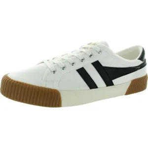 Rally Mens Lace-Up Faux Leather Casual And Fashion Sneakers