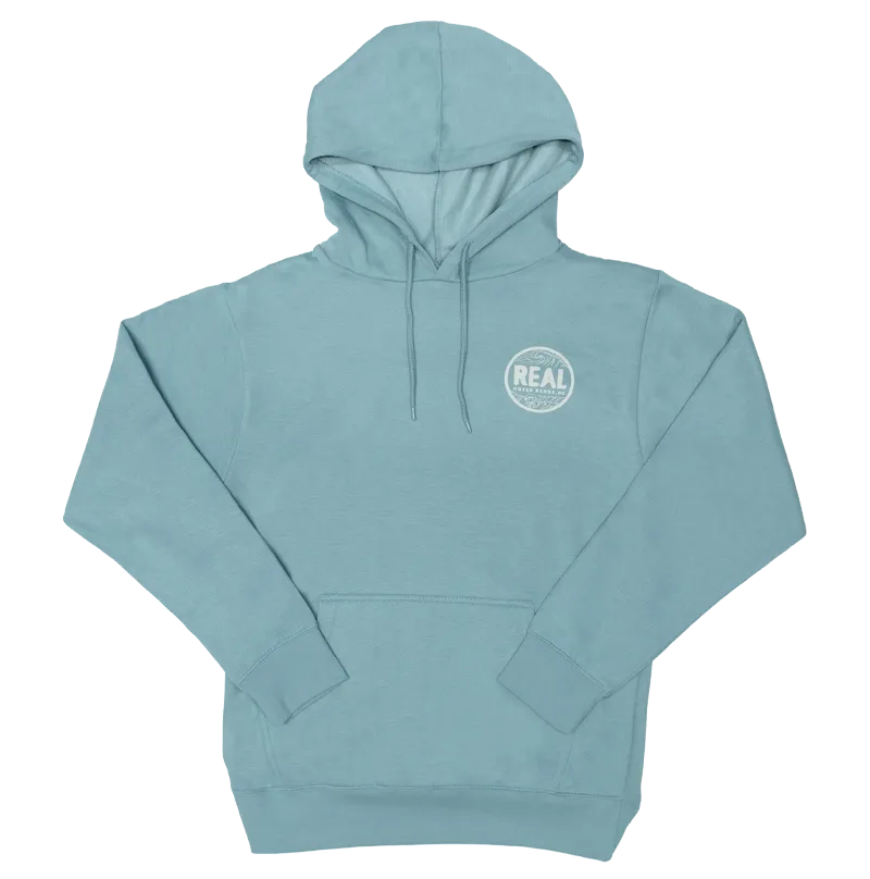 REAL Outer Banks Map Hooded Sweatshirt-Agave