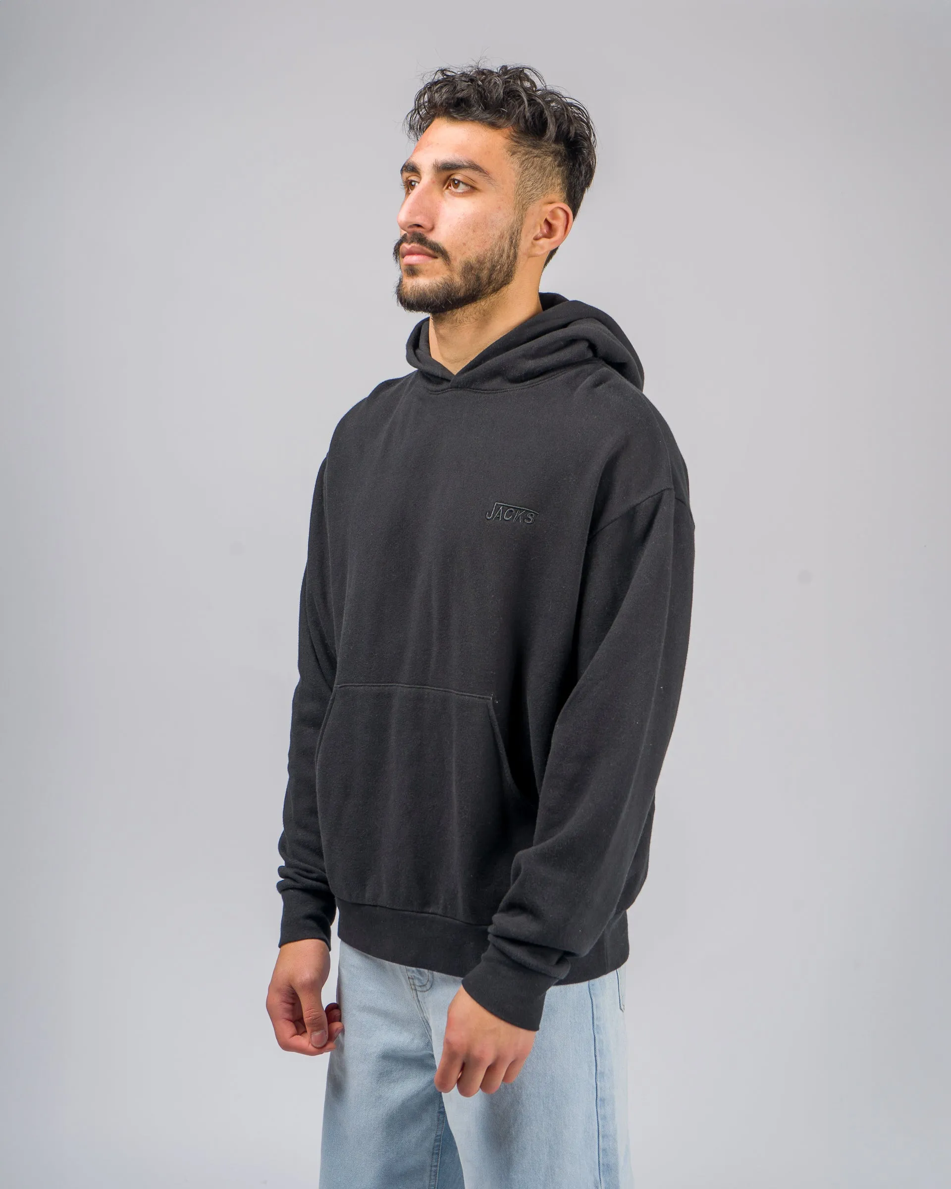 Rebound Pullover Hoodie - Black