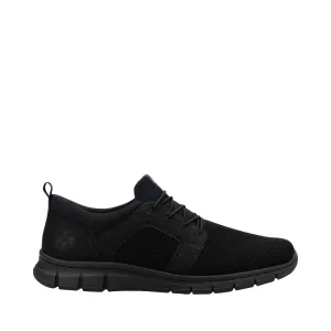 Rieker Men's Timo 96 Bungee Lace Slip On Sneaker in Black