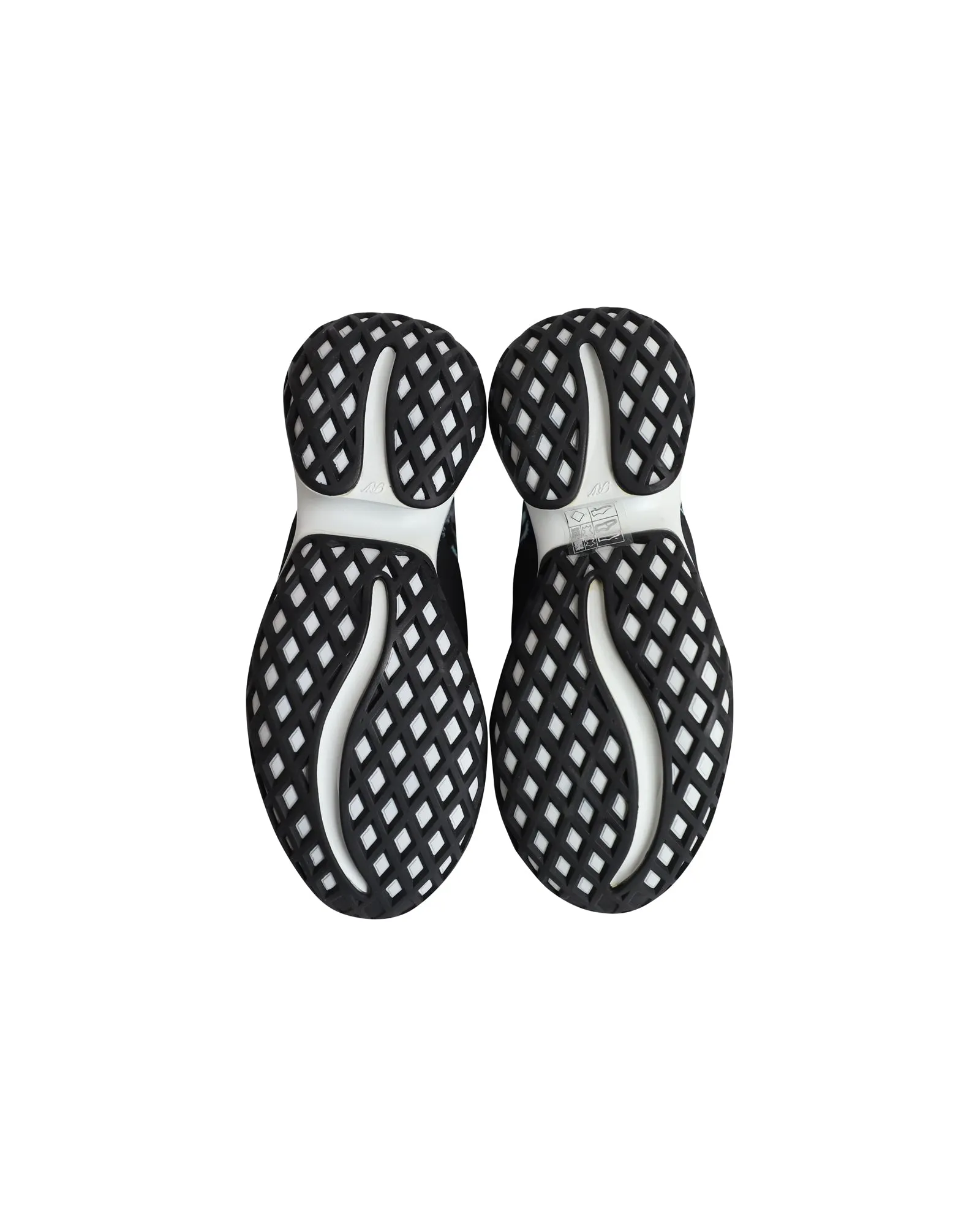 Roger Vivier Run Viv in Blue Leopard Print Polyester