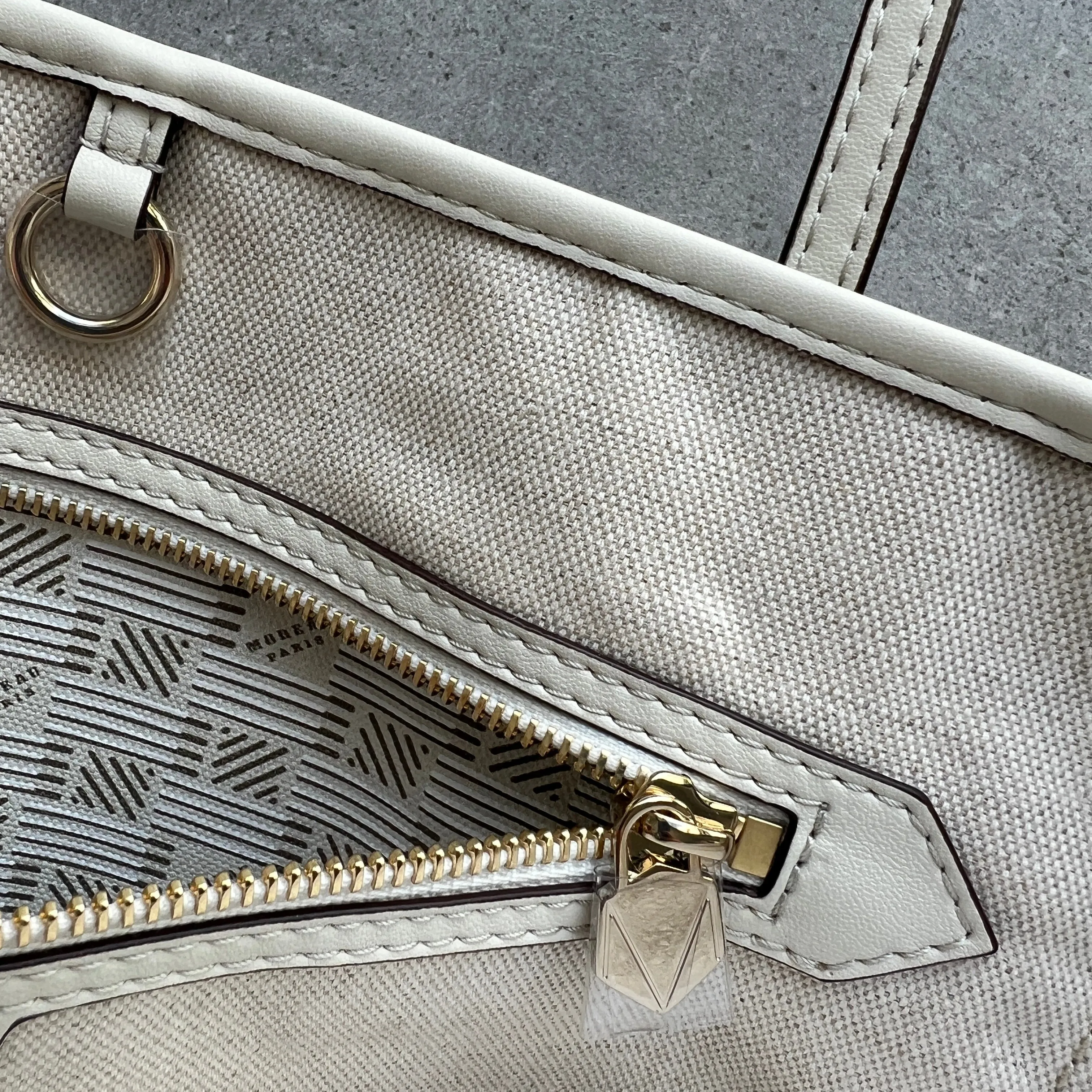 Saint Tropez Open Tote MM , Champagne Moreau Bags