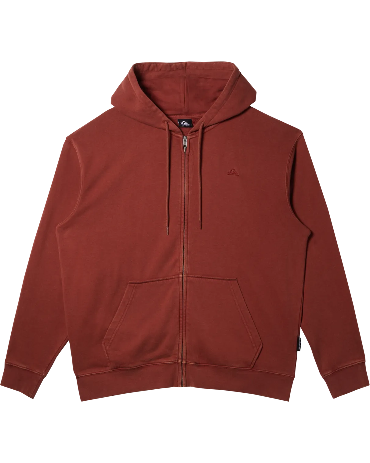 Salt Water Zip Hoodie in Henna