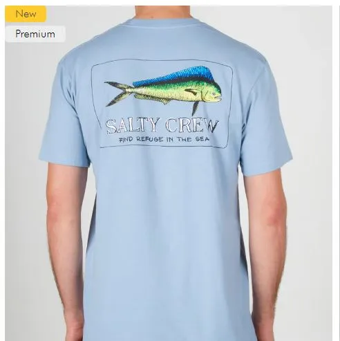 Salty Crew El Dorado Premium SS Mens T Shirt - Marine Blue
