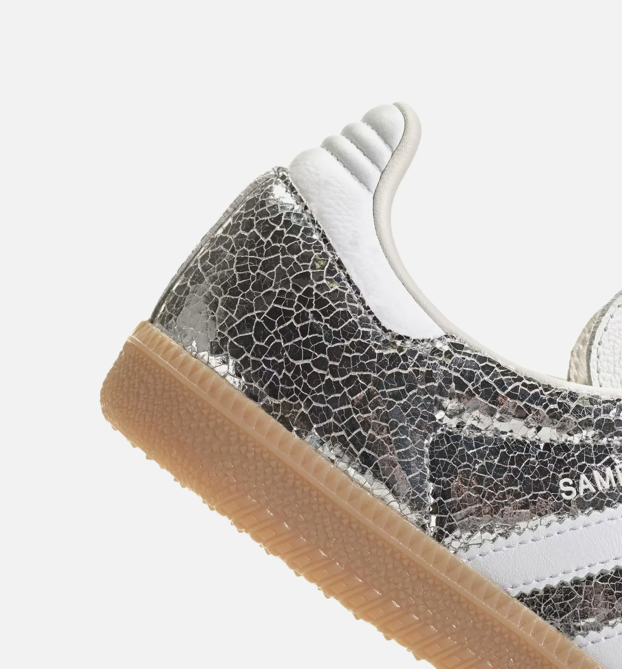 Samba OG Womens Lifestyle Shoe - Silver Metallic/Cloud White/Core White