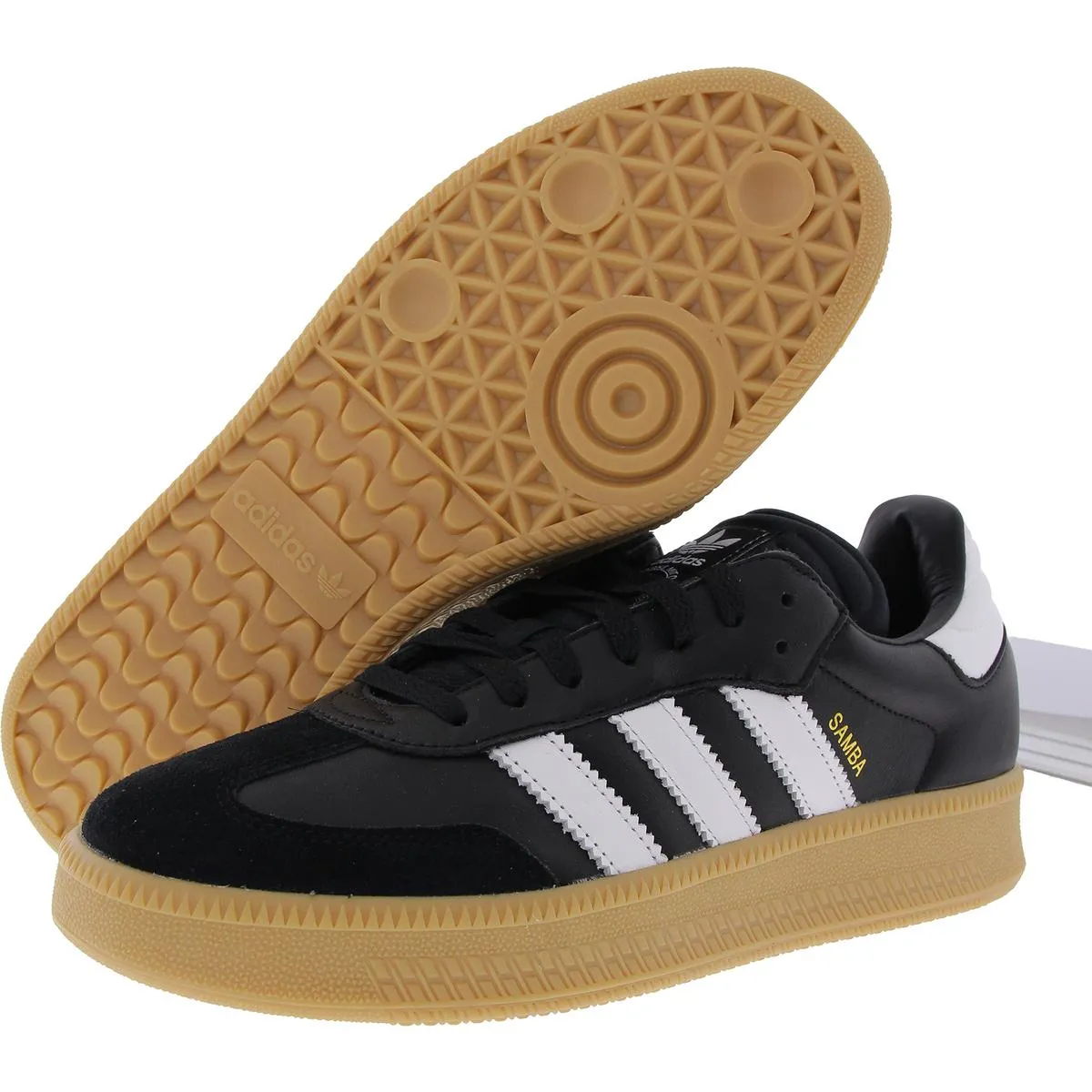 Samba XLG Mens Lace-Up Leather Casual And Fashion Sneakers