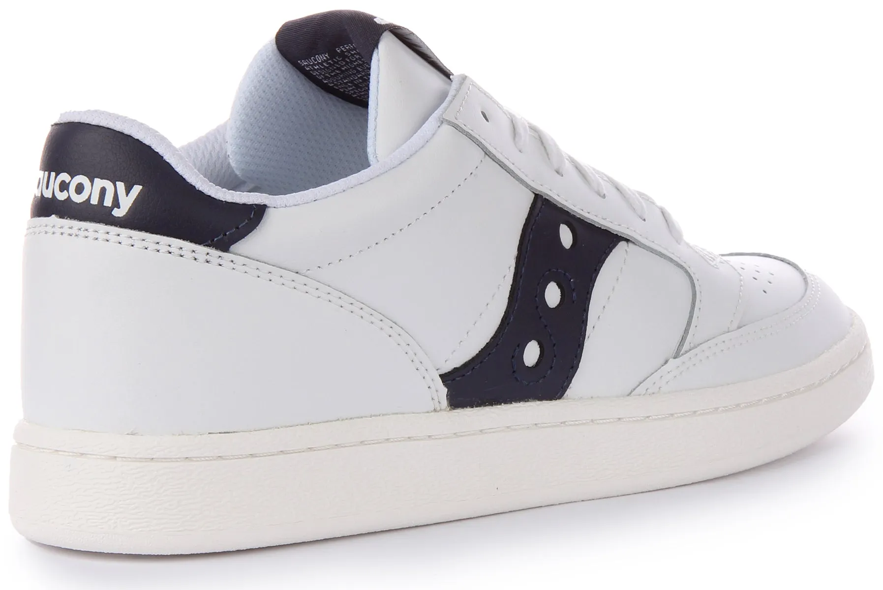 Saucony Jazz Court In White Navy Shoes Saucony