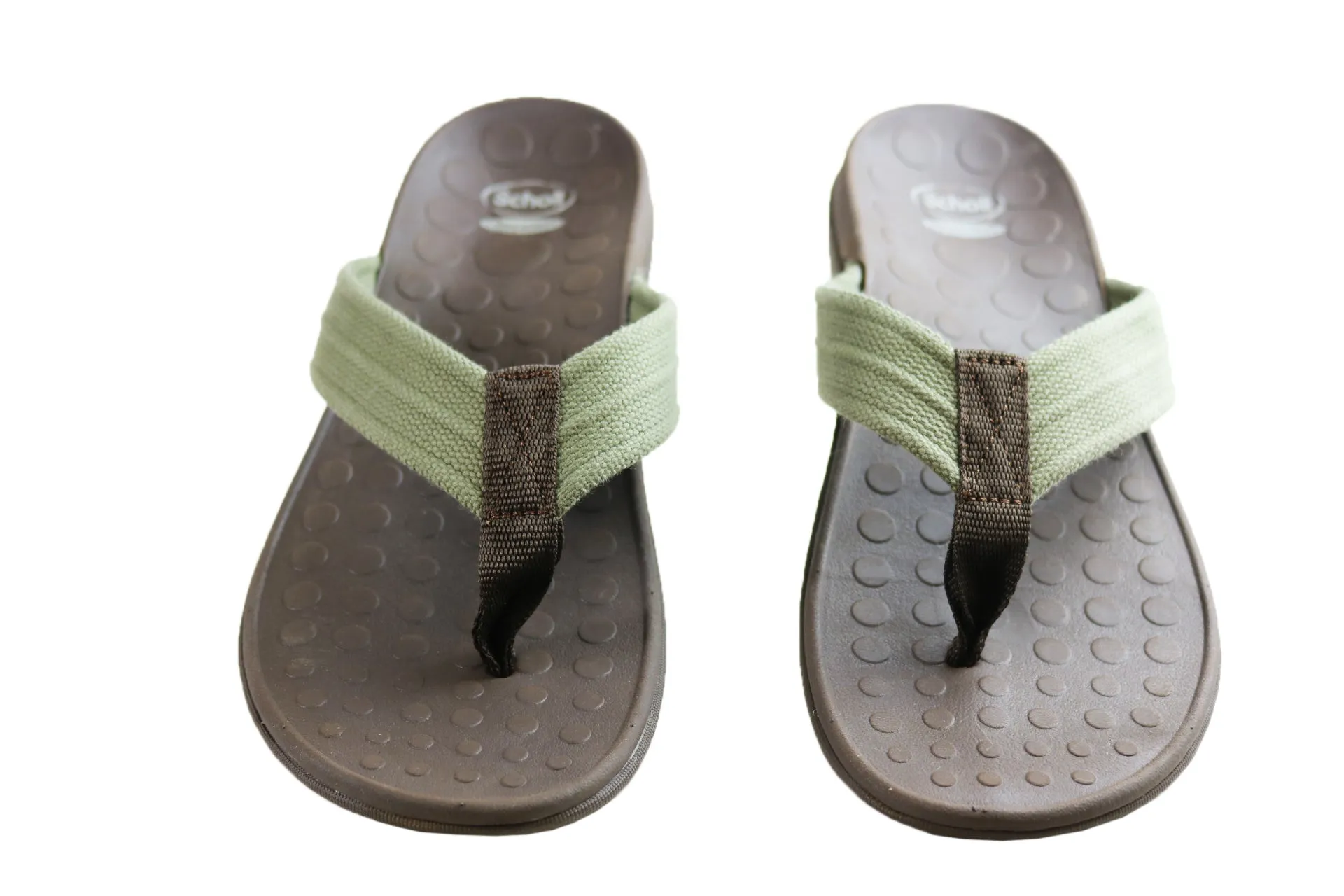 Scholl Orthaheel Whack Mens Supportive Comfortable Thongs Scholl Orthaheel Shoes