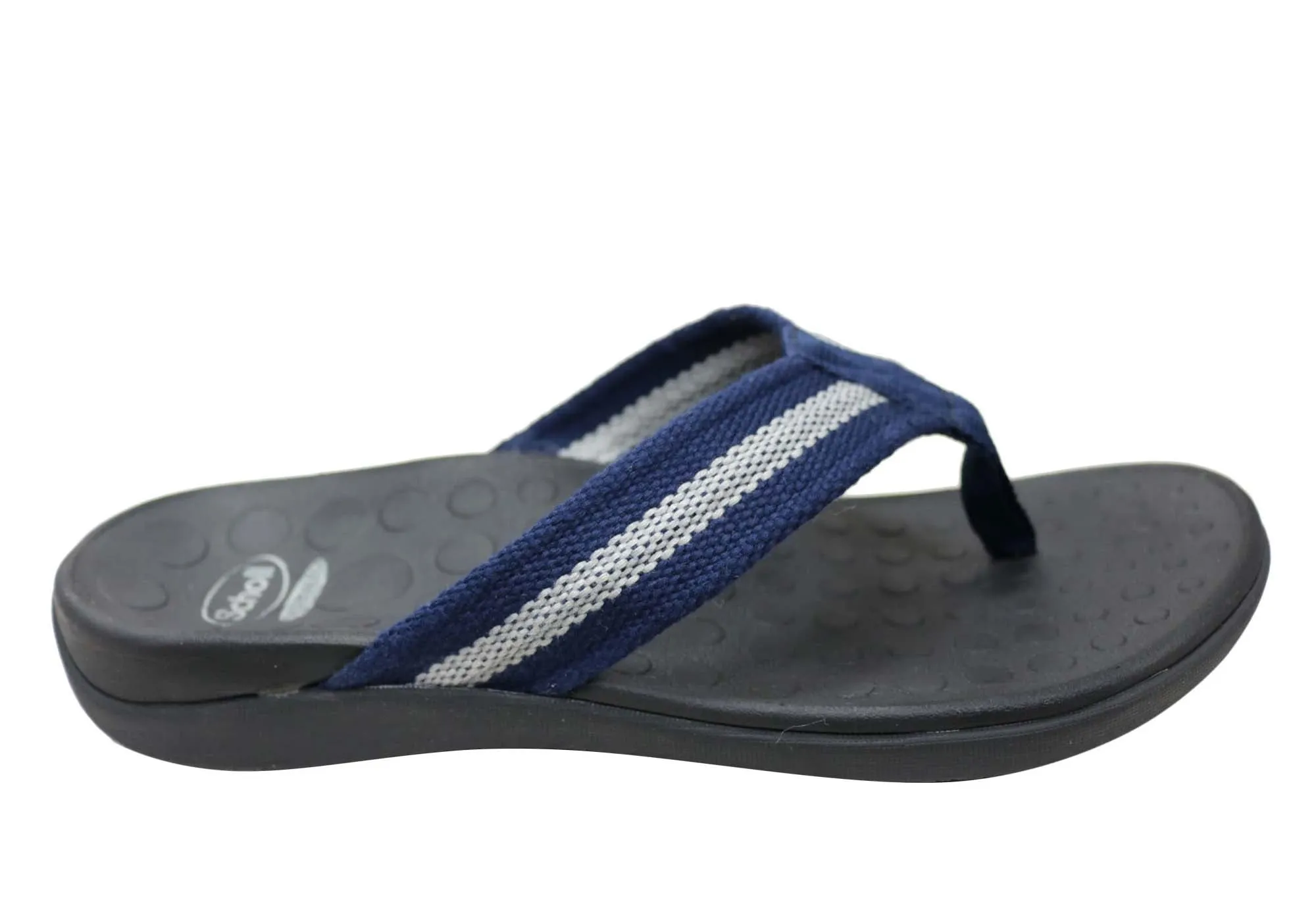 Scholl Orthaheel Whack Mens Supportive Comfortable Thongs Scholl Orthaheel Shoes