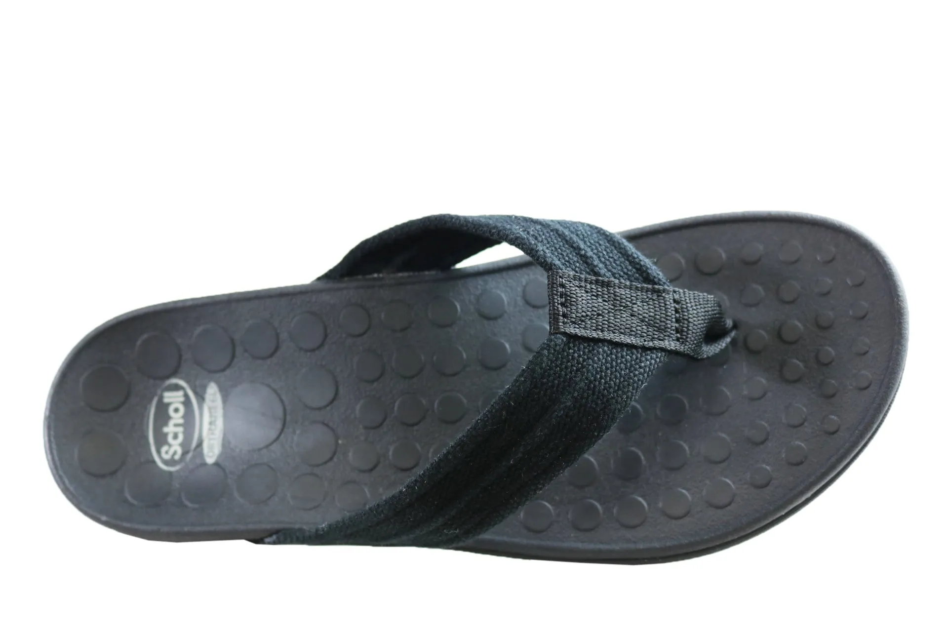 Scholl Orthaheel Whack Mens Supportive Comfortable Thongs Scholl Orthaheel Shoes