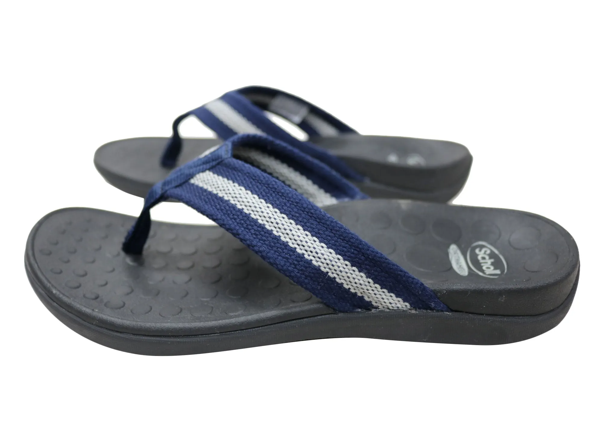 Scholl Orthaheel Whack Mens Supportive Comfortable Thongs Scholl Orthaheel Shoes