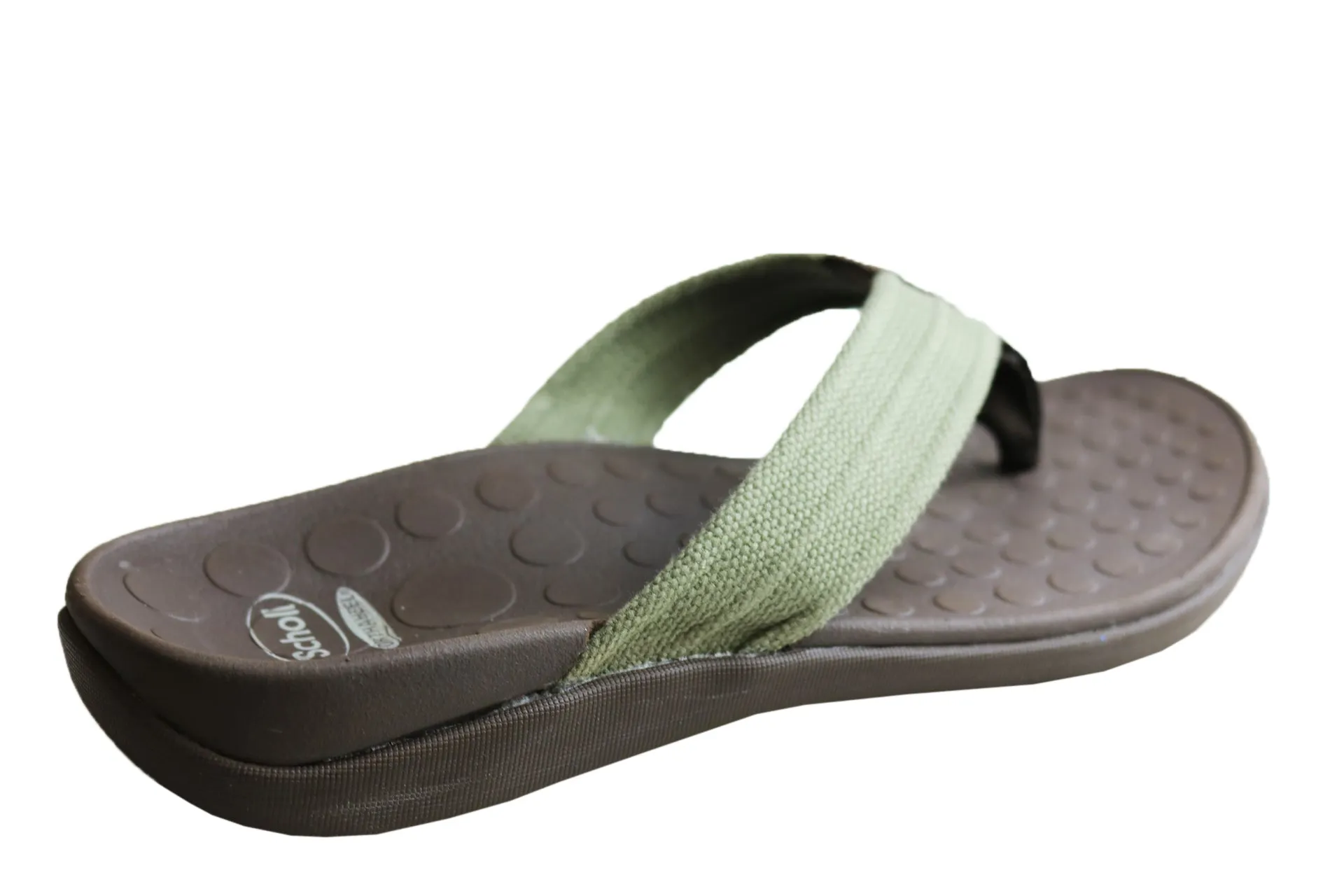 Scholl Orthaheel Whack Mens Supportive Comfortable Thongs Scholl Orthaheel Shoes