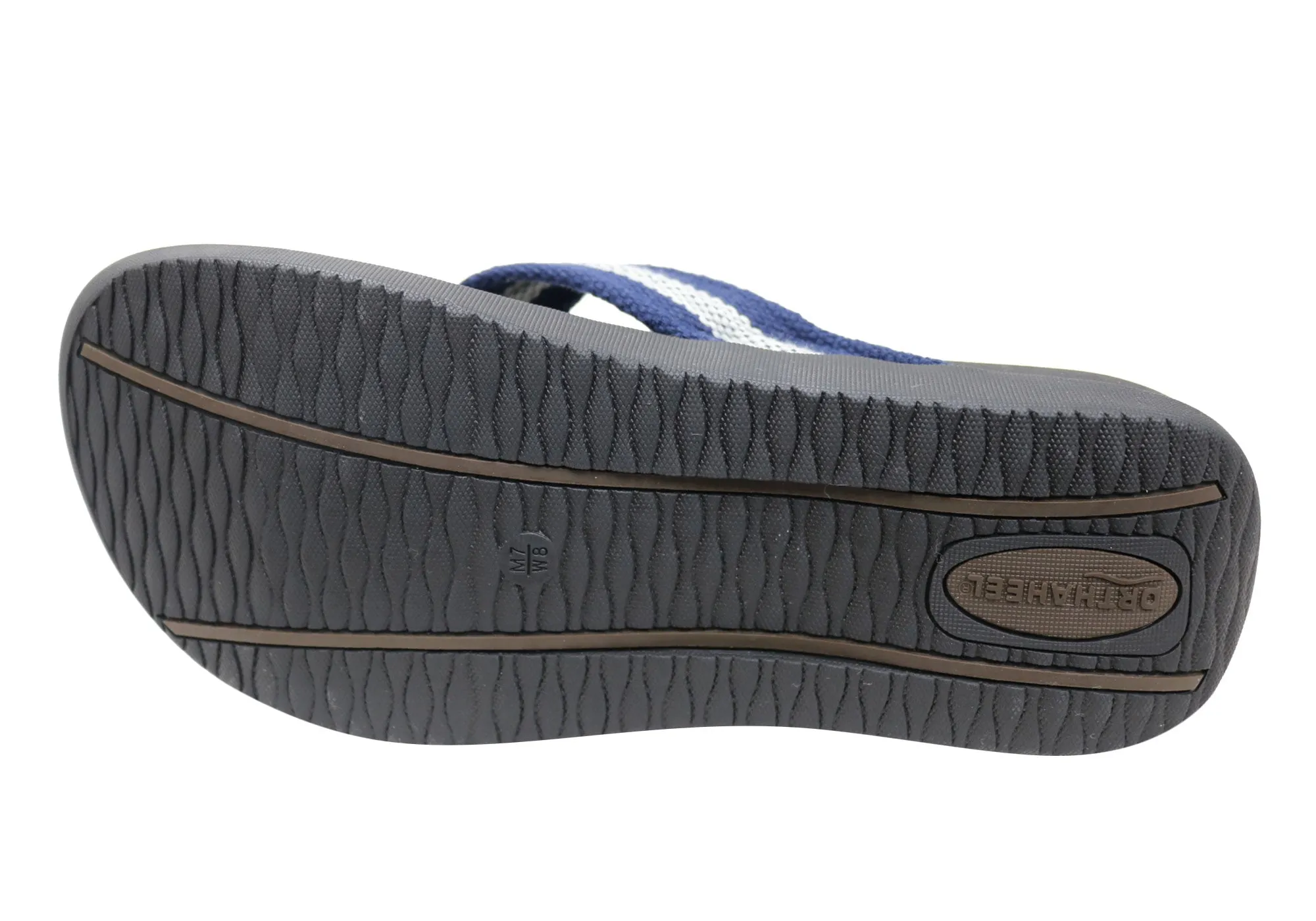 Scholl Orthaheel Whack Mens Supportive Comfortable Thongs Scholl Orthaheel Shoes