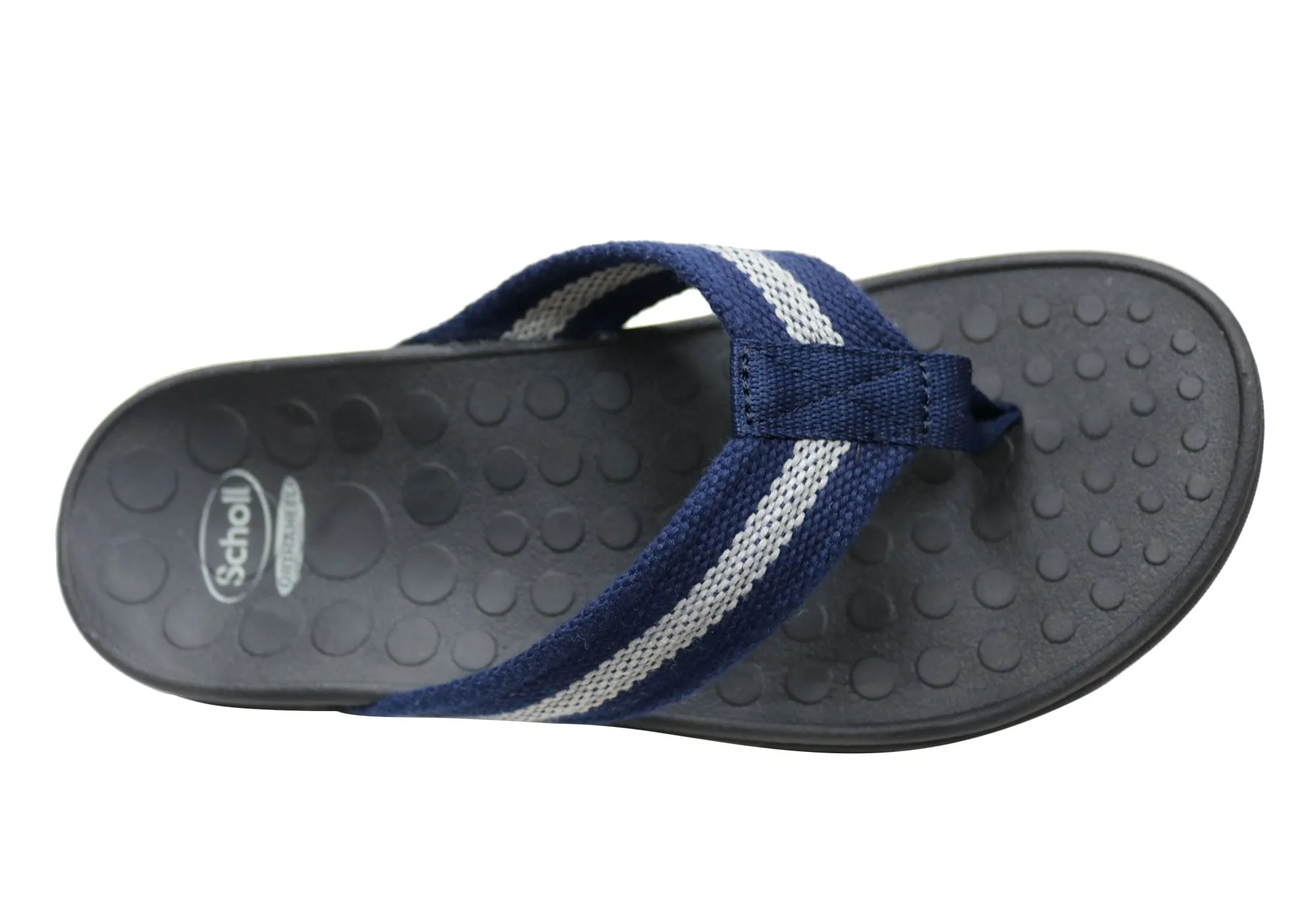 Scholl Orthaheel Whack Mens Supportive Comfortable Thongs Scholl Orthaheel Shoes