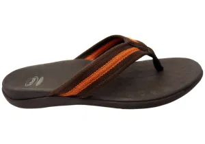 Scholl Orthaheel Whack Mens Supportive Comfortable Thongs Scholl Orthaheel Shoes
