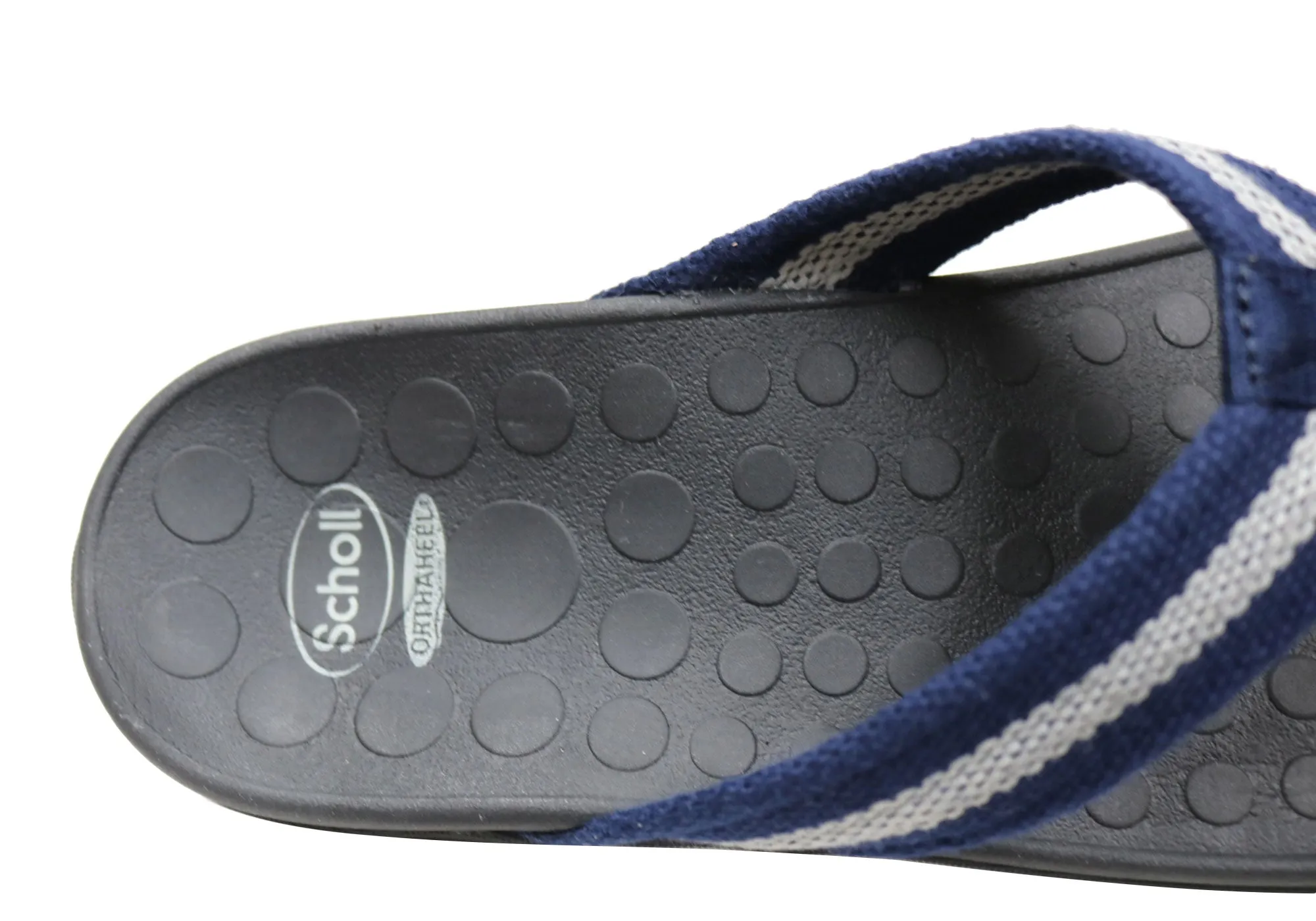 Scholl Orthaheel Whack Mens Supportive Comfortable Thongs Scholl Orthaheel Shoes