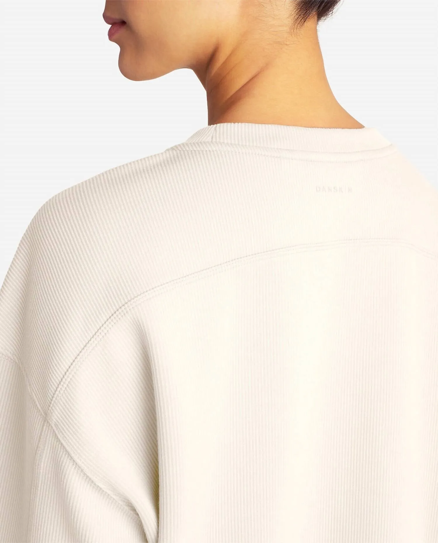 Scuba Rib Luxury Sweatshirt In Birch