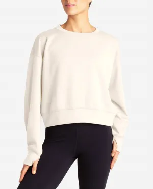 Scuba Rib Luxury Sweatshirt In Birch