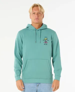 Search Icon Hoodie in Blue Lagoon