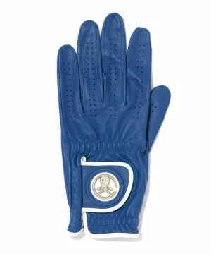 Sheep Leather Signal Marker Glove Blue
