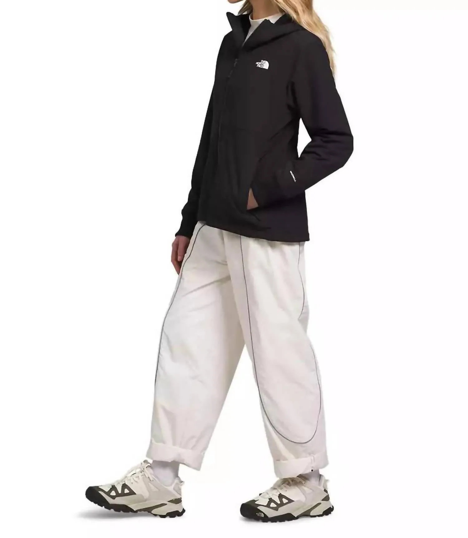 Shelbe Raschel Hoodie In Tnf Black