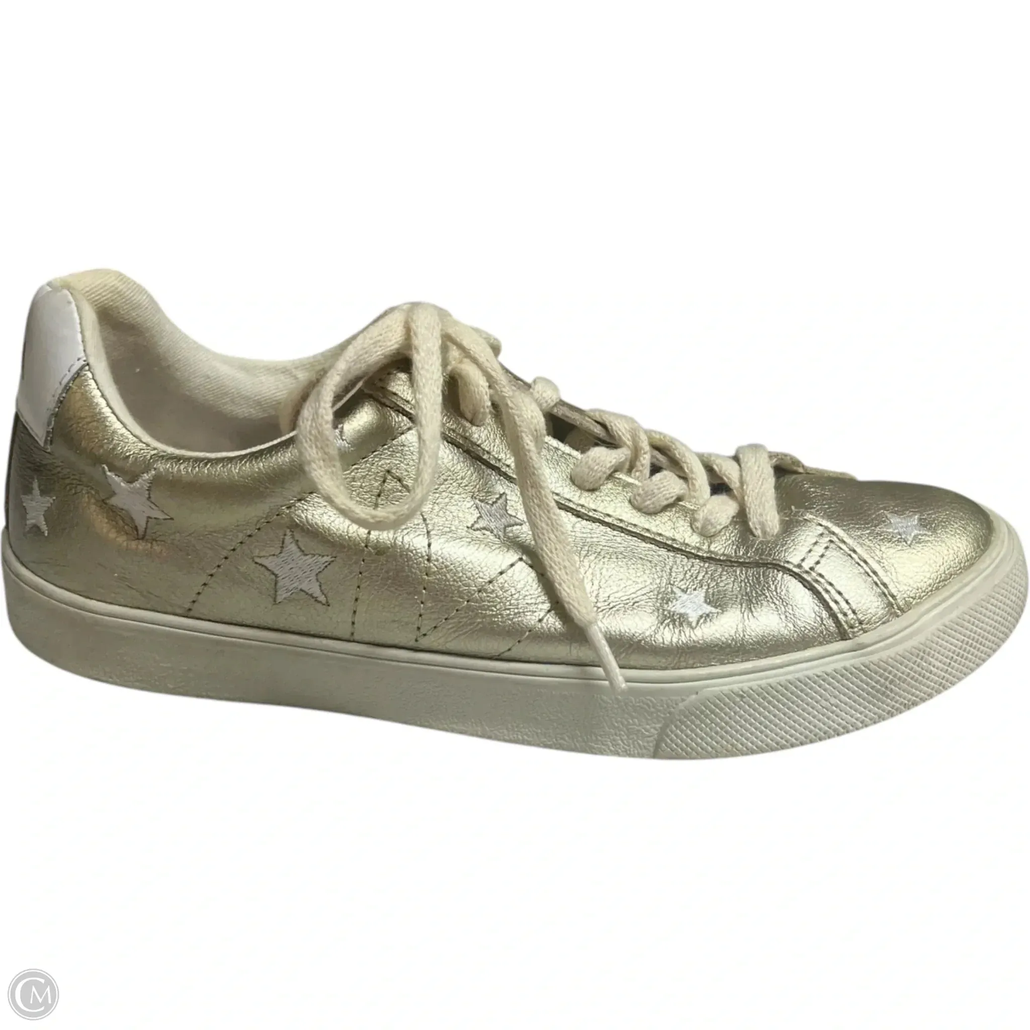 Shoes Sneakers By Cma In Gold, Size: 7